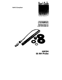 Thumbnail of document Manual - HX94C Temperature/Relative Humidity Conditioner/Transmitter Probe